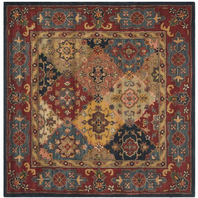 Safavieh Hheritage Red Traditional Rug - Square 10'