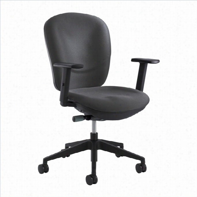 Safco Rae Task Offic E Chair In Charcoal