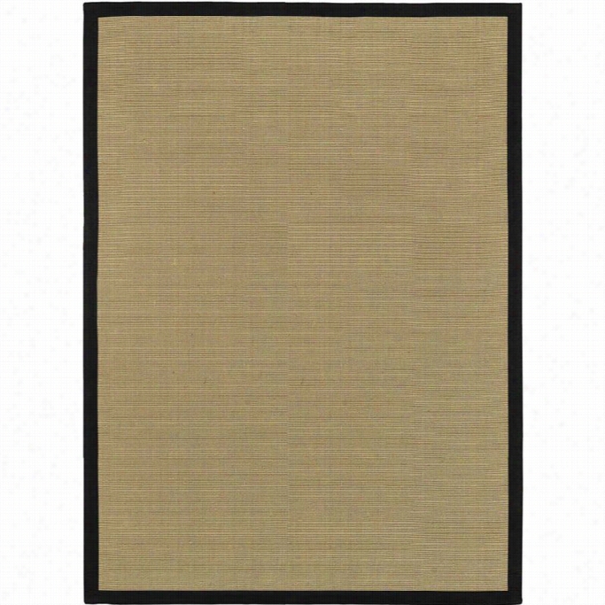 Surya Soho 9' X 13' Hand Wove Njute Rug In Neutral And Black