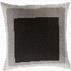 Surya Teori Down Fill 22 Square Pillow in Charcoal
