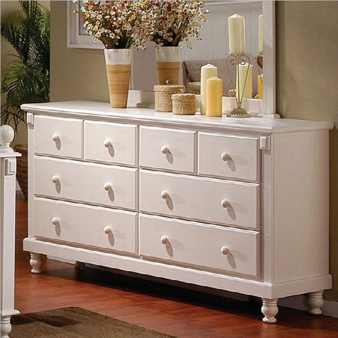 Trent Home Pottery White Dresser