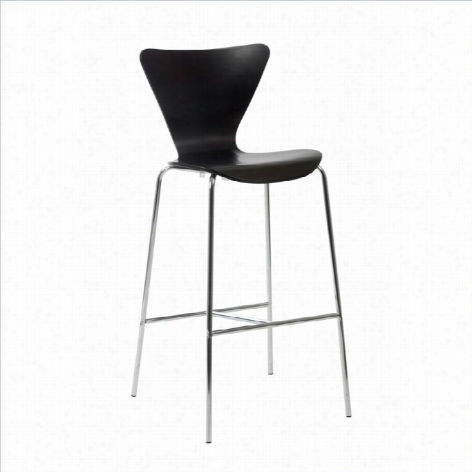 30w Ooden Bar Stool In Wenge