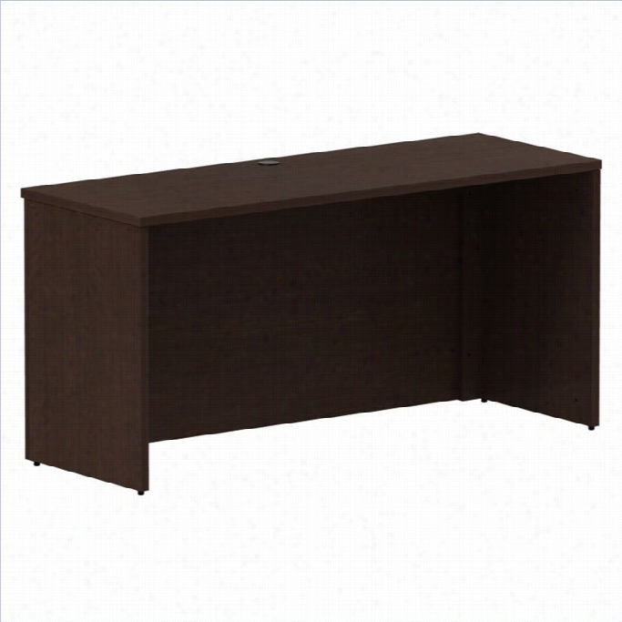 Bush Bbf 300 Series 60w Xx 22d Shell Desk Credenza Kit In Mocha Cherry