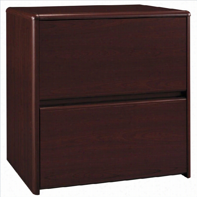 Bush Northfield 2 Drawer Lateral File Cabinet In Cherry