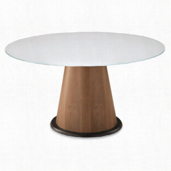 Domitalia Palio 152 Dining  Tale In White And Walnut