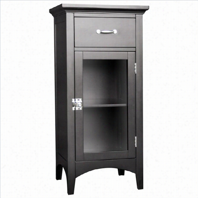 Elegant Home Fashions Madison Avenue 1-door Floor Cabinet In Dark Espresso