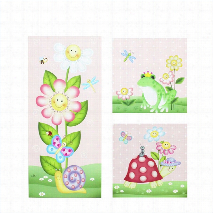 Fantasy Fields Magic Garden Canvas Wall Art Set