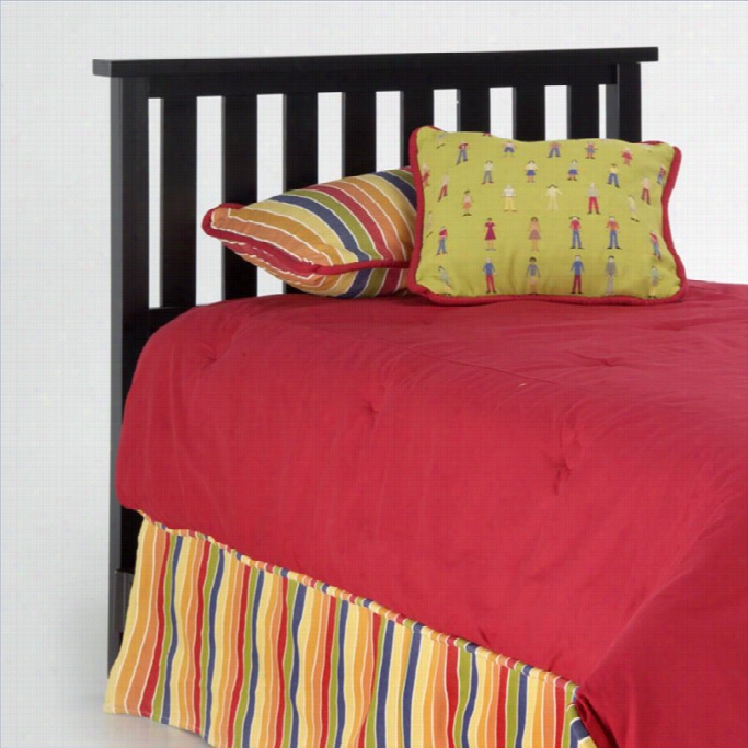 Fashion Bed Belmont Blsck Wood Headboard-twin