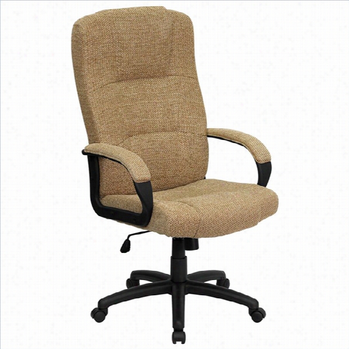 Flash Furniture High Backward O Ffice Chair In Beige