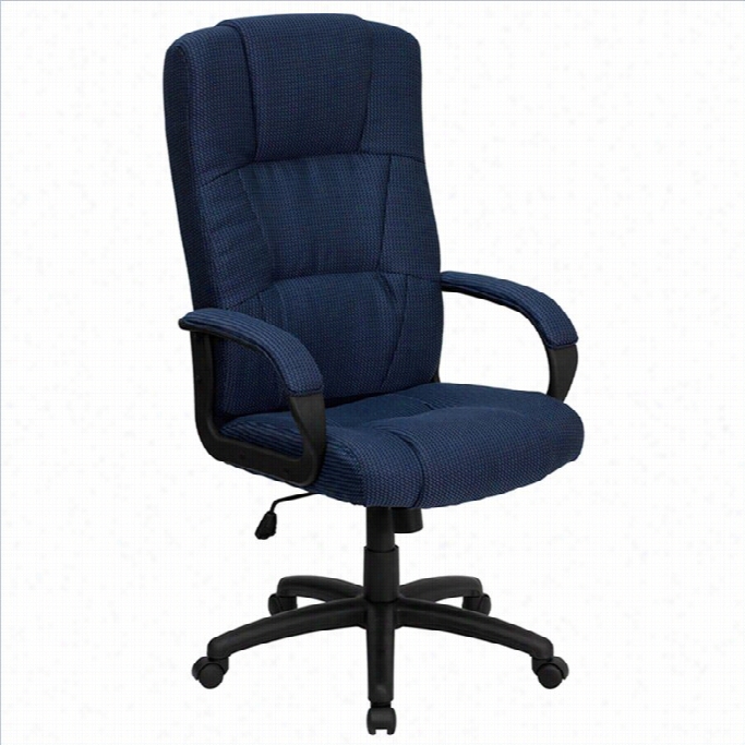 Flash Furniutre Dear Back Officechair In Navy