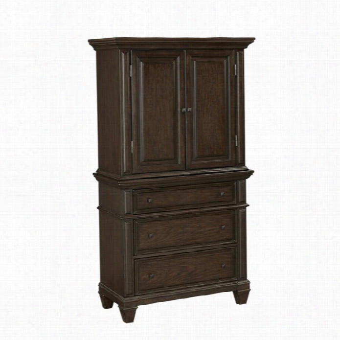 Home Styles Prairie Homr 2 Door And 3 Drawer Chest In Blavk Oak