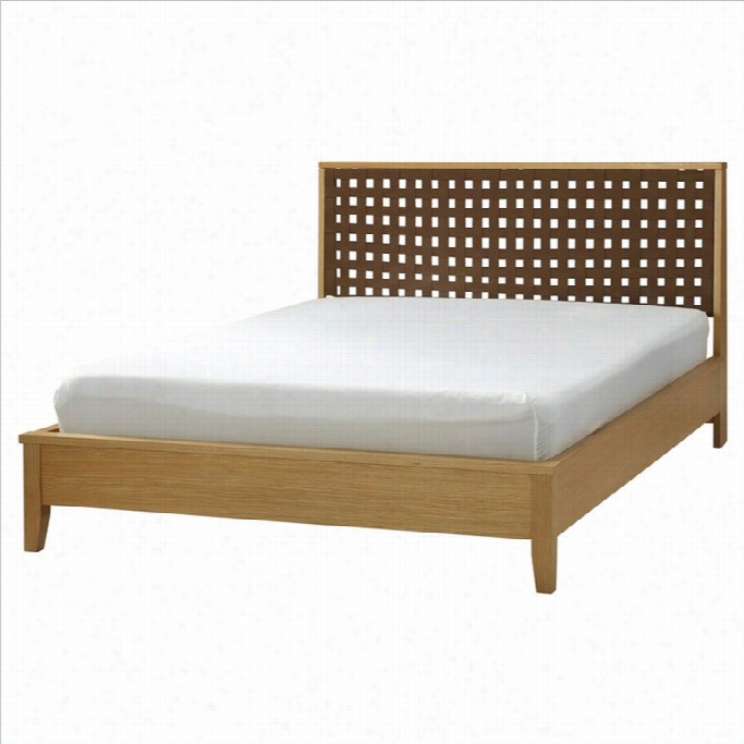 Home Styles Rave Bed In Highlighetd Blpnde-queen