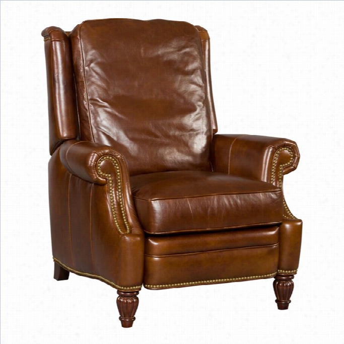 Hooker Furniture Seven Seas Leather Rec Liner Chair In Tiandi Jinse