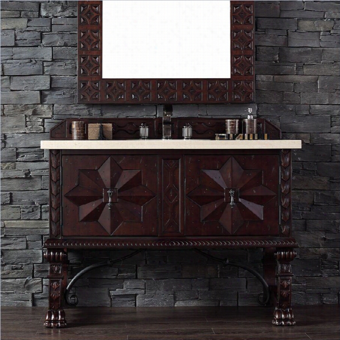 James Martin Balmoral Classico 48 Single Bathroom Vanity I Nantique Walnut