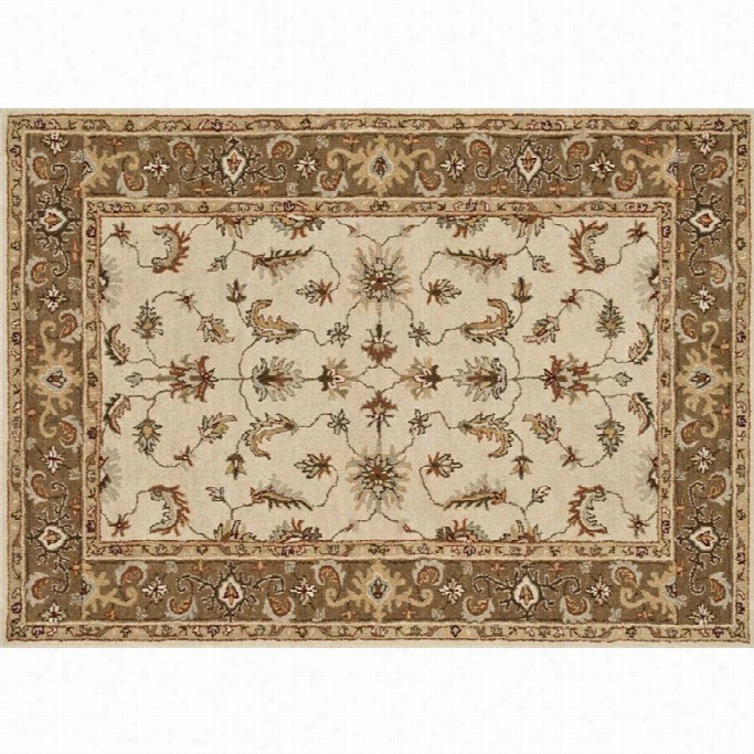 Loloi Fairfield 9' X 12' Wool Rug In Ivory And Bronze