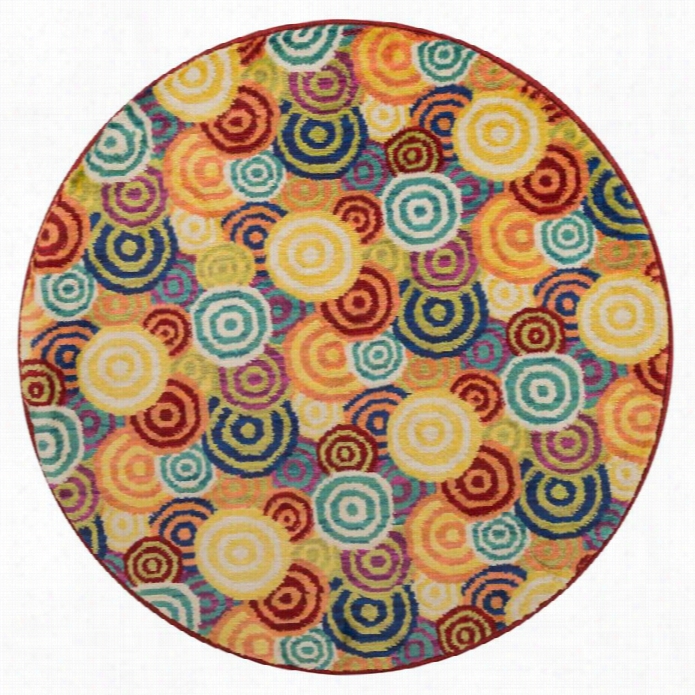 Loloi Isabelle 3' Round Power Loomed Rug
