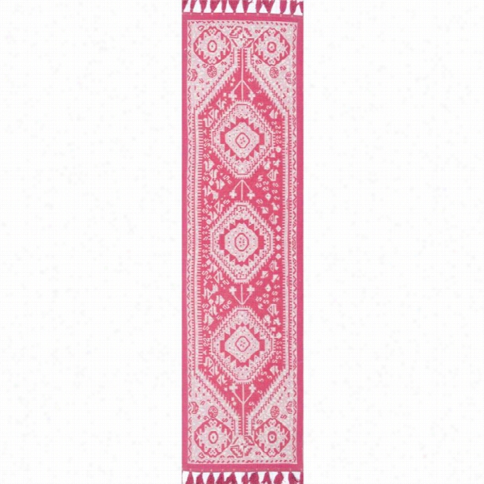 Nuloom 8' X 10' Hand Woven Becky Rug In Pink