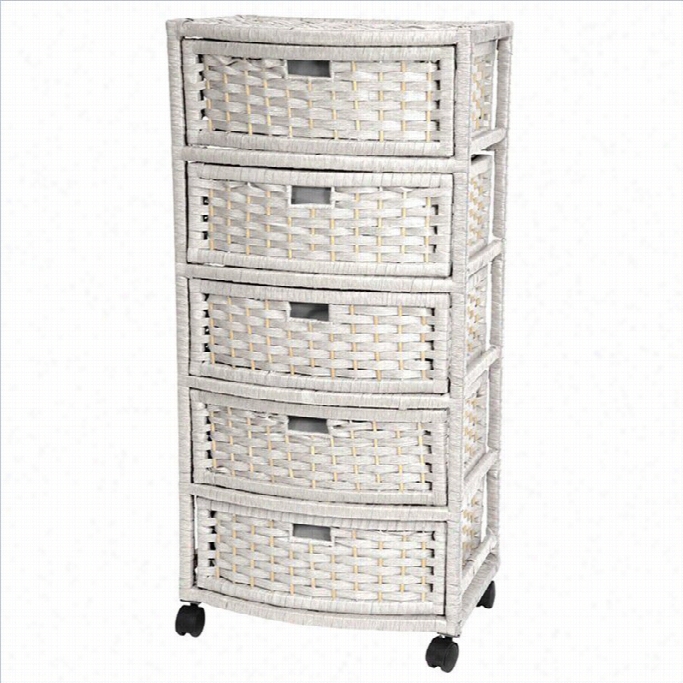 Oriental Furniture 37.5 Chest In White