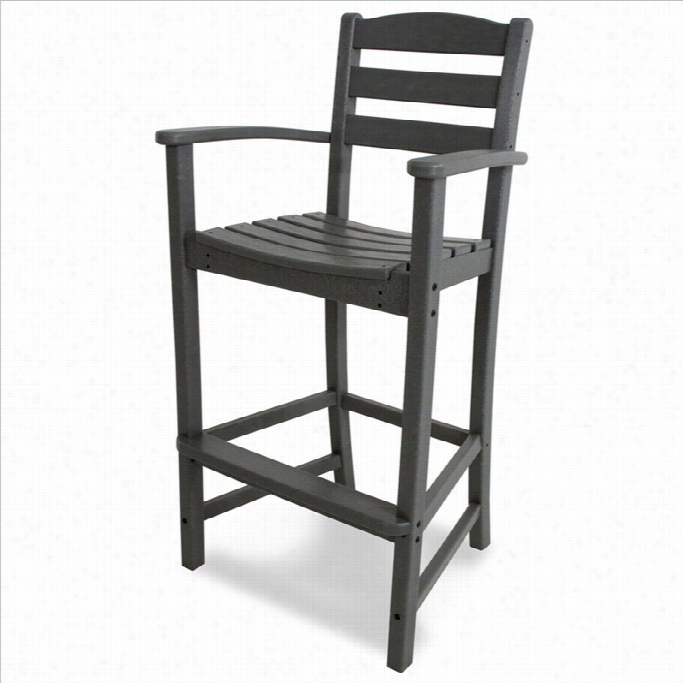 Poywood La Casa Cafe Bbar  Arm Chair In Grey