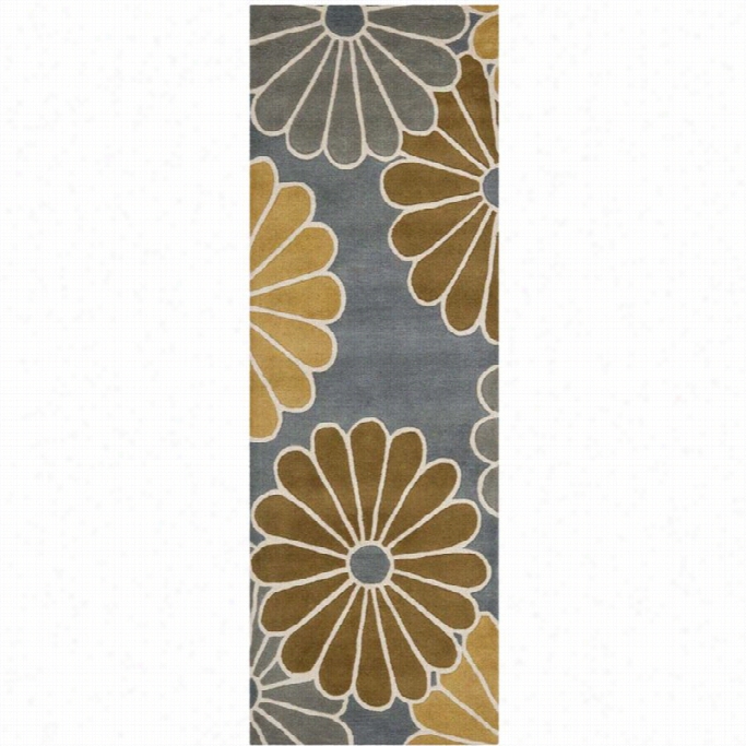 Safavieh Sooh Runner Rug In Grey / Yellow