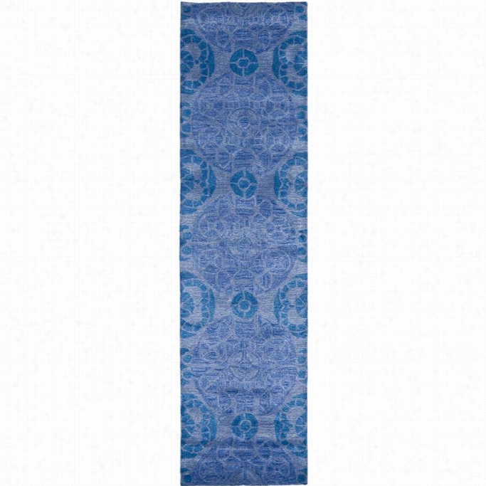 Safavieh Wundham Blue Contemporary Rug - Runner 2'3 X 15'