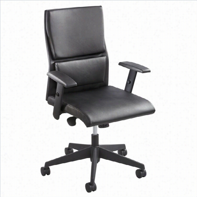 Safco Tuvi Midback Executive Office Chair In Black