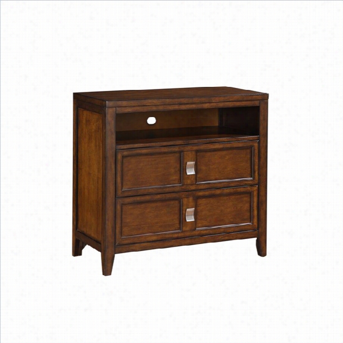 Samuel Lawrence Bayfield Media Chest N Medium Brown