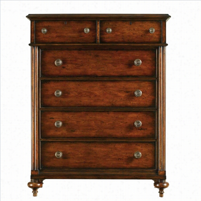 Stanley Furniture British Colonial Drawer  Chest In Caribe