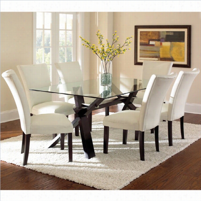 Steve Siler Company Berkley  5 Piece Dining Table Set In Esppresso