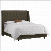 Skyline Furniture Bed in Pewter-Full