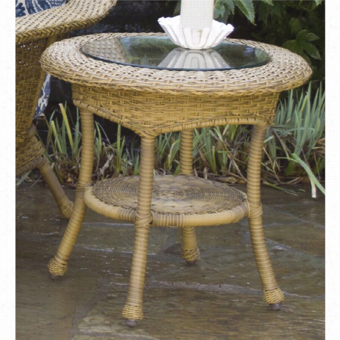 Tortuga Lexington Outdoor End Table In Mojave