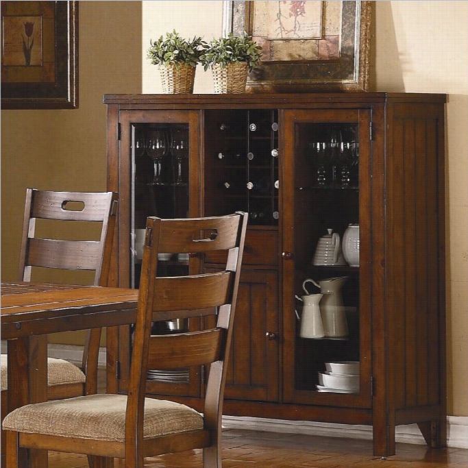 Trrent Home Clayton Curio In Dark Oak