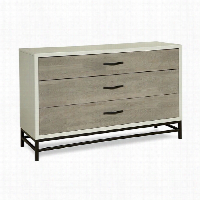 Universal Furniture Spencer Dresser In Gray Parchment