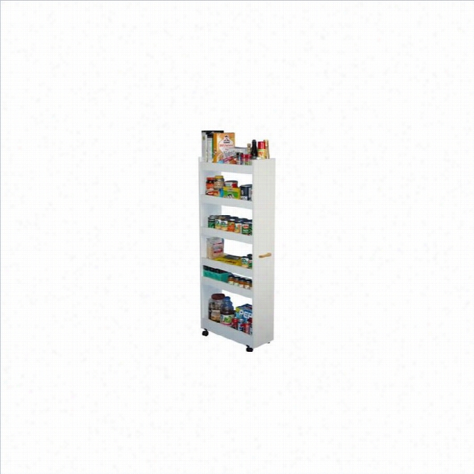 Venture Horizon White Thin-man Pantry Cabinet