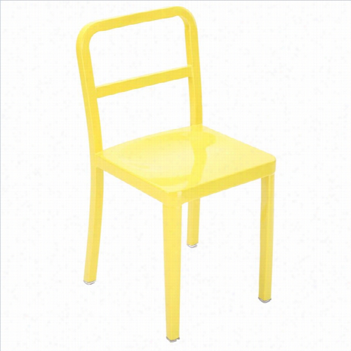 Volo Design Boz Dining Chaair In Yellow (set Of 2)