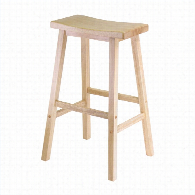 Winsome 29 Saddle Bar  Stool In Beech