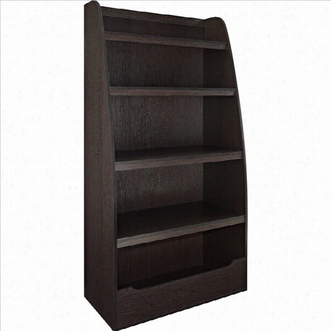 Altra Furniture Kids 4-shelf Bookcase In Espresso Finish