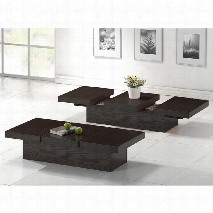 Baxton Studio Cambridge Coffee Table In Dark Brown