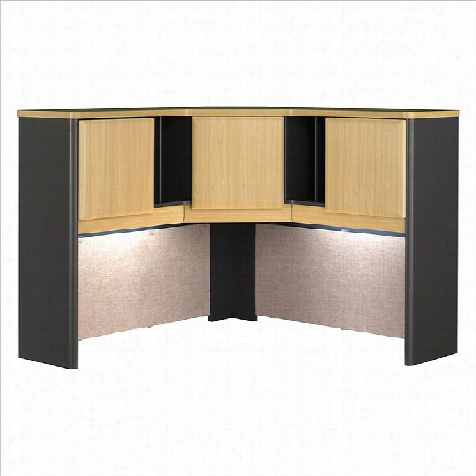 Bush Bbf Series A 48w Corner Hutch In Beeech