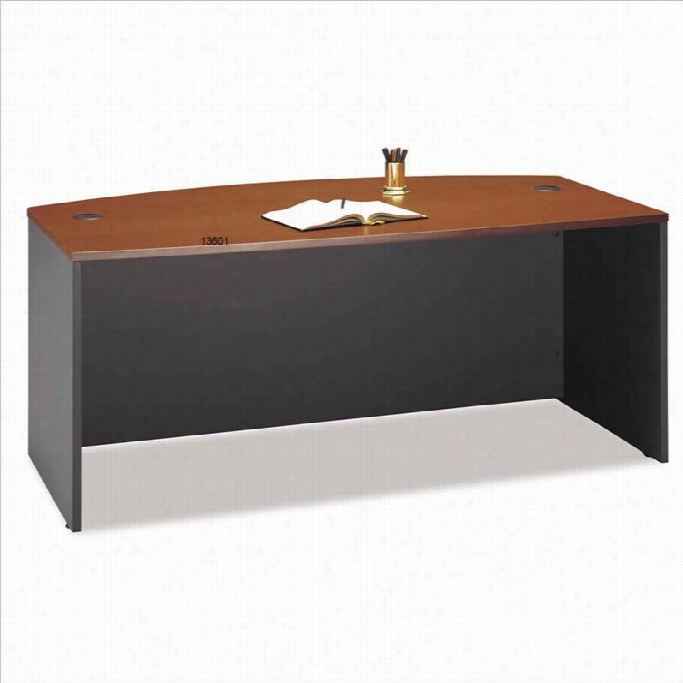 Bush Bbf Series C Separate Boe Desk With Storage Set In Ajburn  Map1e