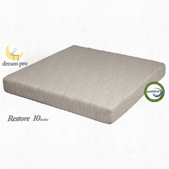 Dreeam Pro Restore 10 Inch Gel-infused Cali Sovereign Memory Fiam Mattress