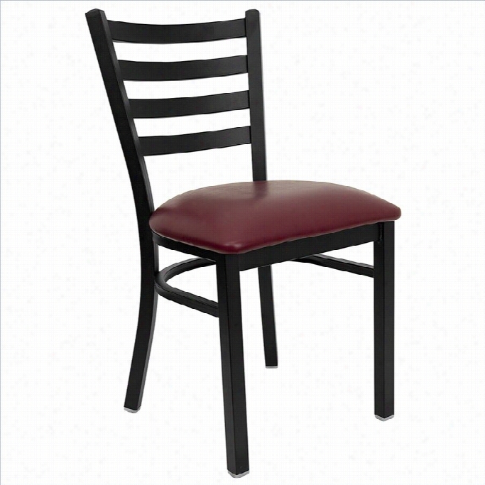 Momentary Blaze Furniture Hercules Dinig Chair In Burgundy And Black