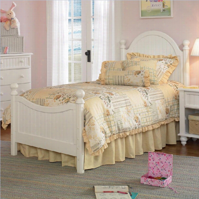 Hillsdwle Westfield Poster Bed In Off-white Finish-twin