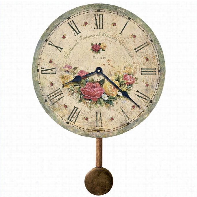 Howard Miller Savannah Botanical Society Vi Wall Clock