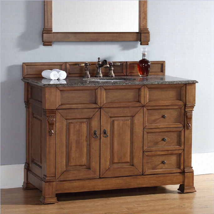 James Martin Brookfield Classico 48single Bathroom Vanity With Drawers In Country Oak