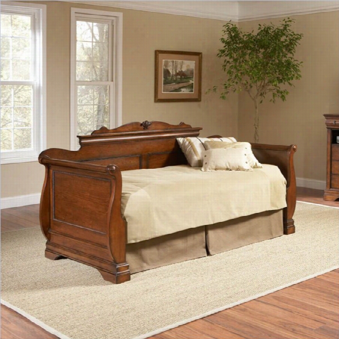 Largo Furniture Borceaux Wood Daybed In Brown Cherry