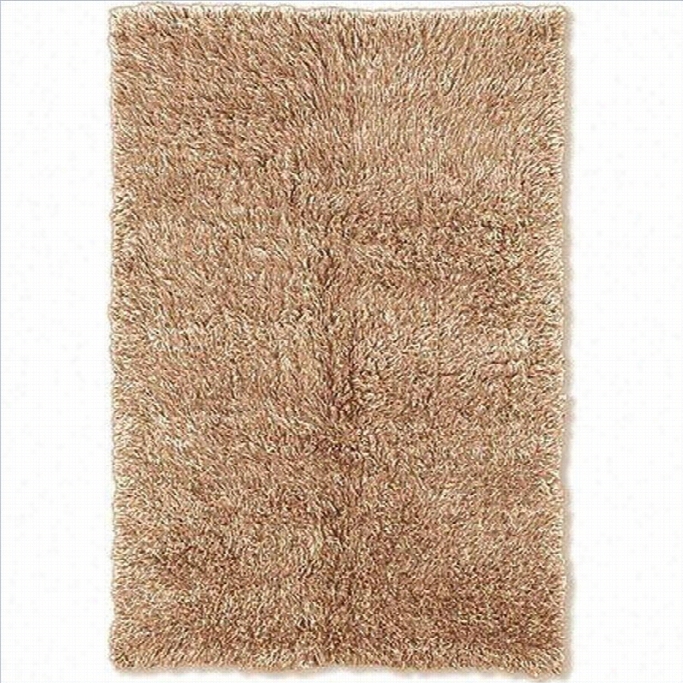 Linon Rugs Flokati Rectangular Area Rug In Tan-2'4 X 4'8