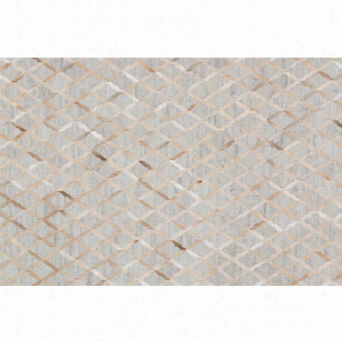 Loloi Dorado 9'3 X 13' Hide Rug In Gray And Sand