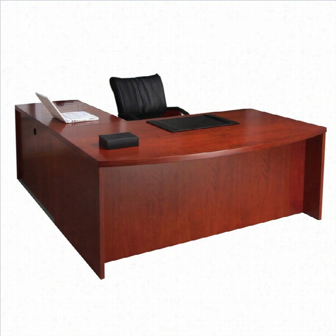 Mayline Mira Desk Return And Two Box-b Ox-ifle Pedestals