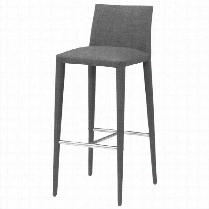 Moe's Home Collection Catina 30 Bar Stool In Charcoal